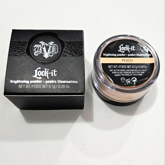Kat Von D Peach Lock It Brightening Powder NIB Sealed! - Picture 2 of 3
